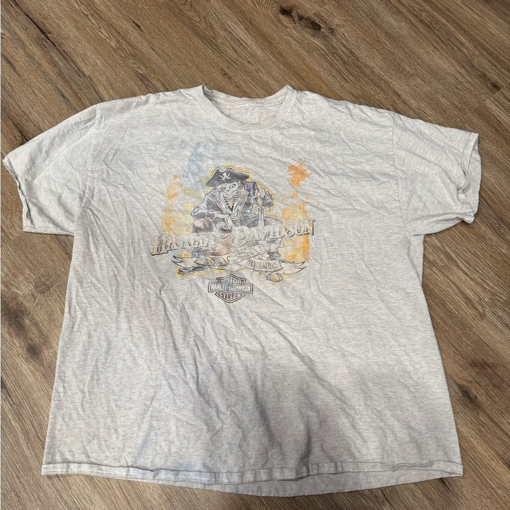Y2K Harley Davidson Blackbeards Revenge Nassau T-shirt